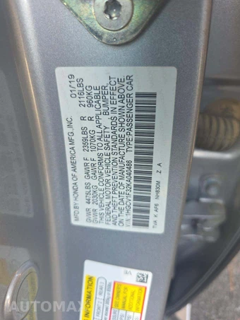 2019 Honda Accord Sedan Sport 1.5T - miniatura 2