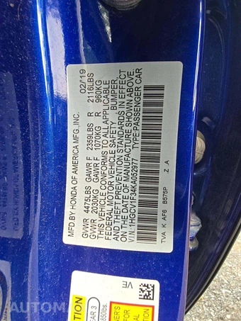 2019 Honda Accord Sedan Sport 1.5T - miniatura 5