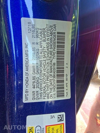 2019 Honda Accord Sedan Sport 1.5T - miniatura 5