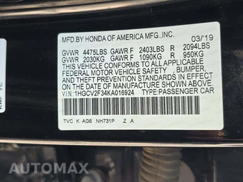 2019 Honda Accord Sedan Sport 2.0T - miniatura 2