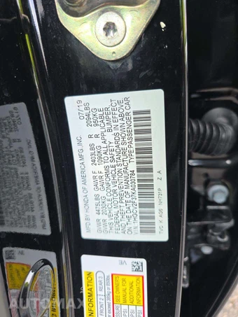 2019 Honda Accord Sedan Sport 2.0T - miniatura 2