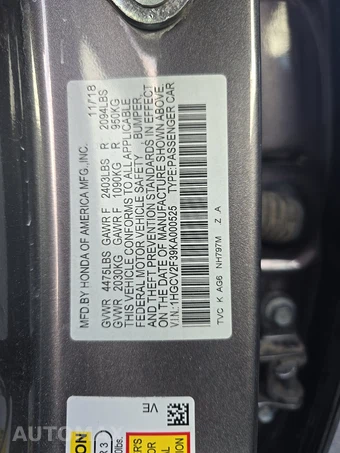 2019 Honda Accord Sedan Sport 2.0T - miniatura 14