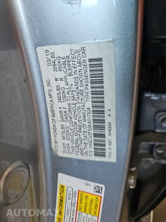 2019 Honda Accord Sedan Touring 2.0T - miniatura 14