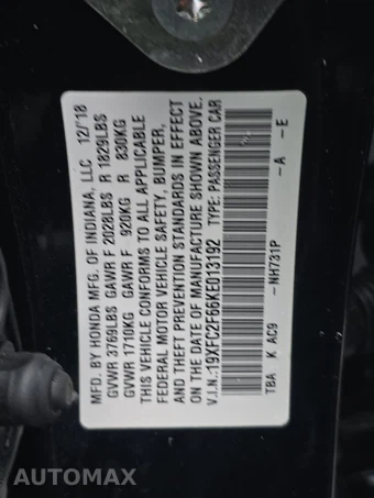 2019 Honda Civic Sedan LX - miniatura 21