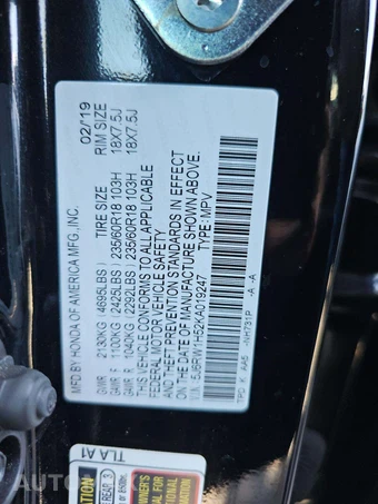 2019 Honda CR-V EX - miniatura 5
