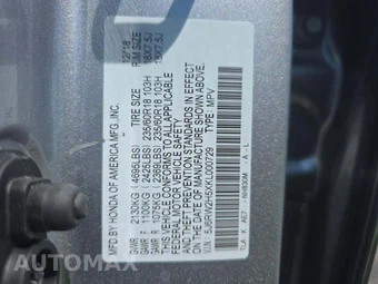 2019 Honda CR-V EX - miniatura 5