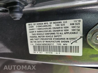 2019 Honda CR-V EX-L - miniatura 14