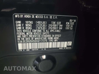 2019 Honda HR-V EX - miniatura 5
