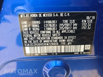 2019 Honda HR-V EX - miniatura 18
