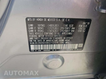 2019 Honda HR-V LX - miniatura 5