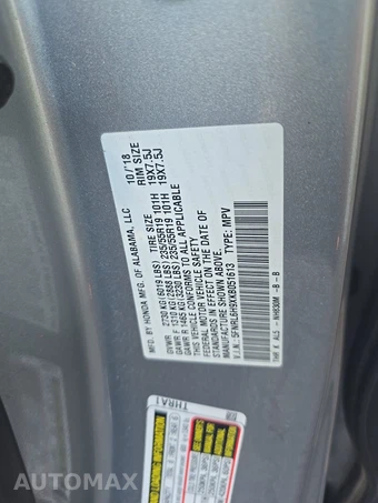 2019 Honda Odyssey Elite 118.1" WB - miniatura 13