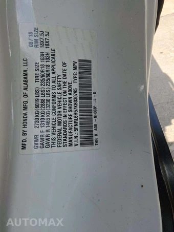 2019 Honda Odyssey EX 118.1" WB - miniatura 5