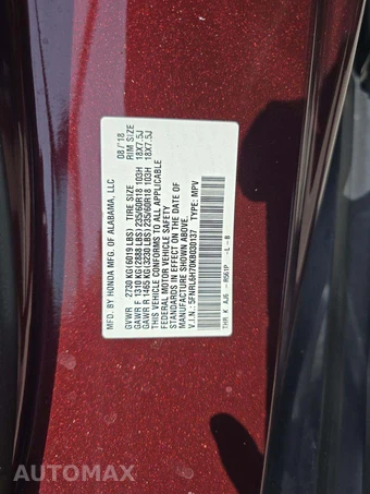 2019 Honda Odyssey EX-L 118.1" WB - miniatura 5