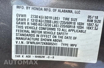 2019 Honda Odyssey EX-L 118.1" WB - miniatura 22