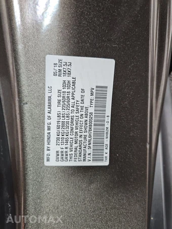 2019 Honda Odyssey EX-L 118.1" WB - miniatura 15