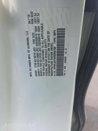 2019 Honda Odyssey EX-L 118.1" WB - miniatura 5