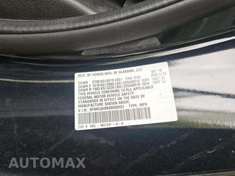 2019 Honda Odyssey Touring 118.1" WB - miniatura 5
