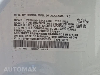 2019 Honda Pilot Elite - miniatura 15