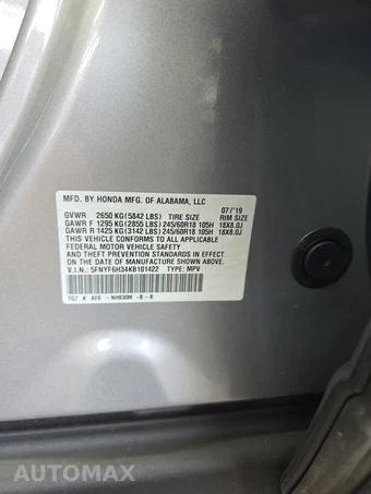 2019 Honda Pilot EX – miniatura 21