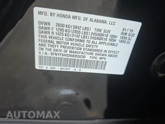 2019 Honda Pilot EX-L – miniatura 19