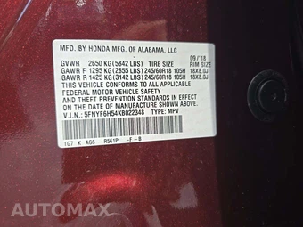 2019 Honda Pilot EX-L – miniatura 5