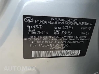 2019 Hyundai Elantra SE Sedan - miniatura 17