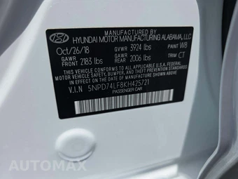 2019 Hyundai Elantra SE Sedan – miniatura 5