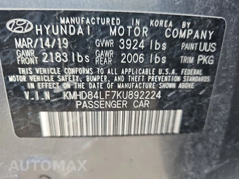 2019 Hyundai Elantra Value Edition Sedan – miniatura 14