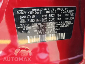 2019 Hyundai Elantra Value Edition Sedan - miniatura 14