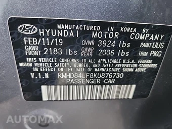 2019 Hyundai Elantra Value Edition Sedan - miniatura 18