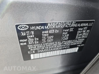 2019 Hyundai Santa Fe Limited – miniatura 14