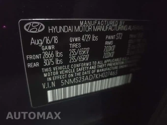 2019 Hyundai Santa Fe SE – miniatura 5