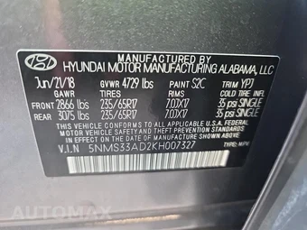 2019 Hyundai Santa Fe SEL - miniatura 17