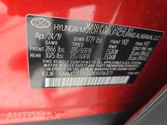 2019 Hyundai Santa Fe SEL Plus – miniatura 14