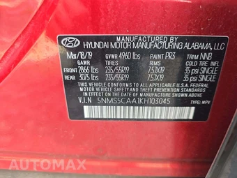 2019 Hyundai Santa Fe Ultimate – miniatura 2
