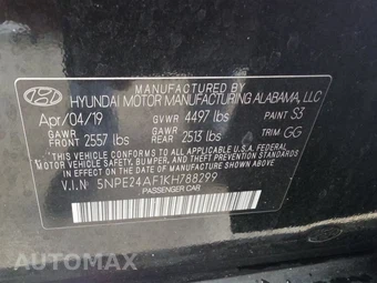 2019 Hyundai Sonata SE – miniatura 14