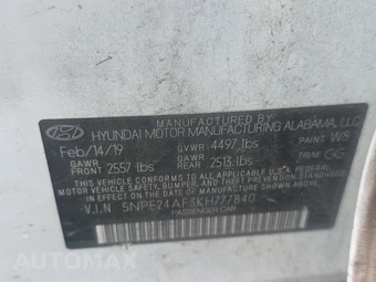 2019 Hyundai Sonata SE - miniatura 14