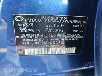 2019 Hyundai Sonata SE – miniatura 14