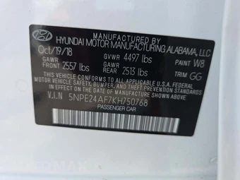 2019 Hyundai Sonata SE – miniatura 5