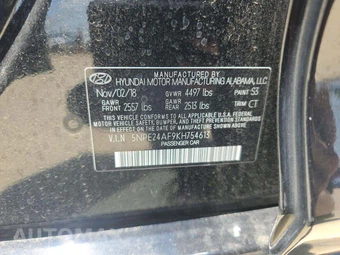2019 Hyundai Sonata SE – miniatura 2