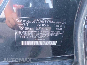 2019 Hyundai Sonata SE - miniatura 5