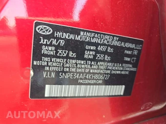 2019 Hyundai Sonata Sport – miniatura 5