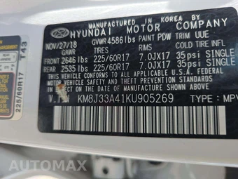 2019 Hyundai Tucson Value – miniatura 2