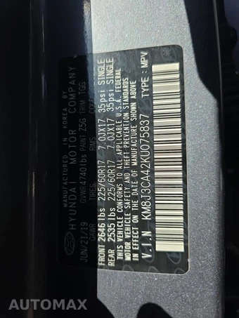 2019 Hyundai Tucson Value – miniatura 17