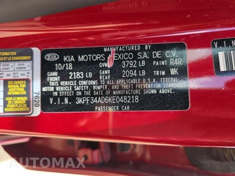 2019 Kia Forte S – miniatura 2