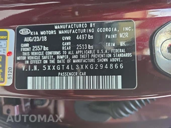 2019 Kia Optima LX – miniatura 5