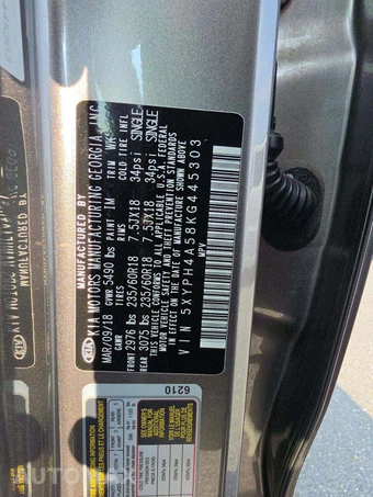2019 Kia Sorento EX V6 – miniatura 5
