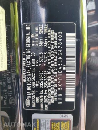 2019 Kia Sorento EX V6 – miniatura 14