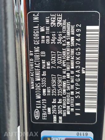 2019 Kia Sorento LX – miniatura 15
