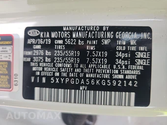 2019 Kia Sorento S V6 – miniatura 15